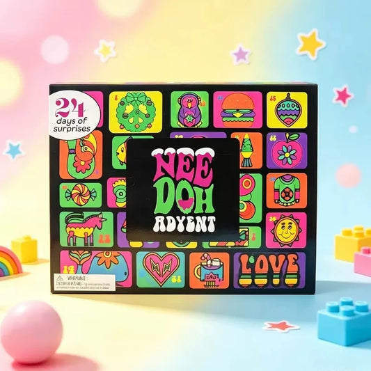 Advent Calendar | 24 Day Treasure Hunt Squishy Blind Box | Surprise Fidget Toys | Holiday Party Gift For Kids