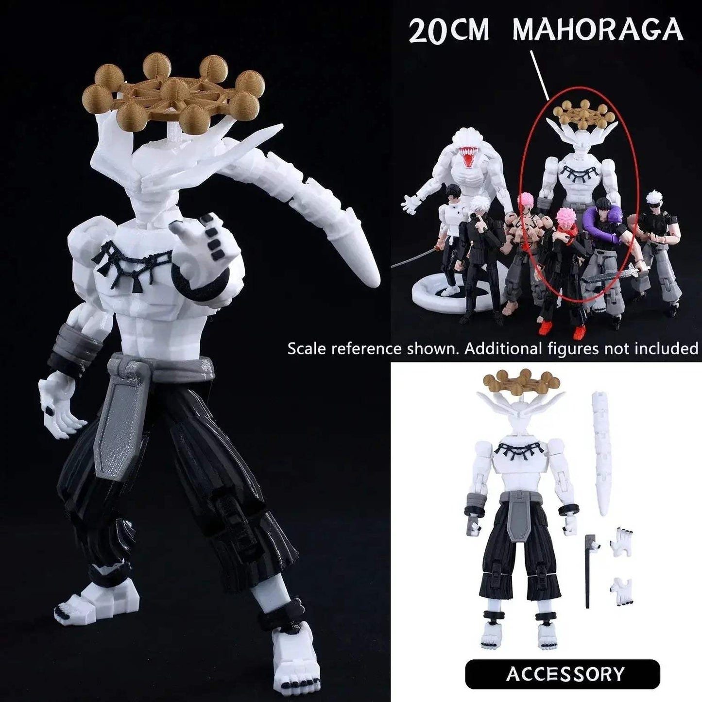 Jujutsu Kaisen 3D Printed Anime Figurine, Gojo Satoru Toji Yuji Sukuna Mahoraga Yuta - CLOUDANIMESTUDIO