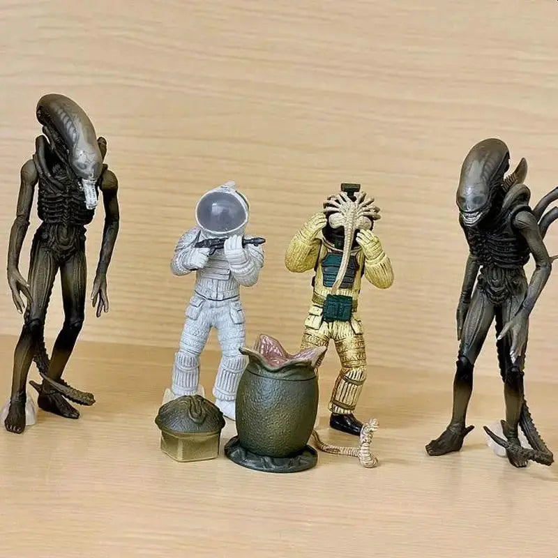 20th Century Studios SR+ Gashapon Alien Collectible Action Figures Xenomorph Facehugger Astronaut Models - ToylandEU
