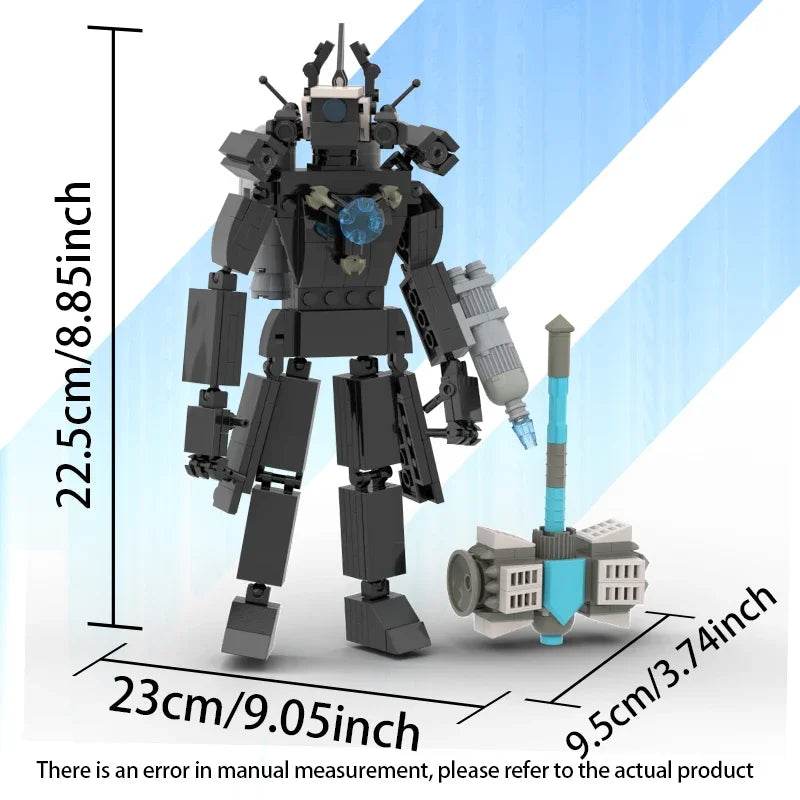 Moc Skibidi Toilet Action Figures Building Blocks For Kids Building Bricks MOC - ToylandEU