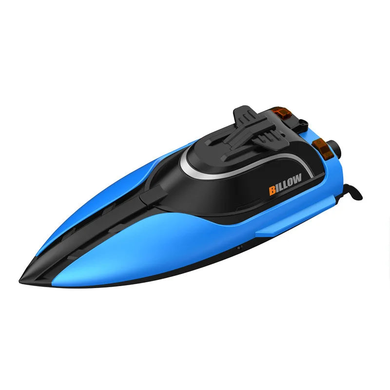 RC High-Speed Waterproof RC Racing Boat - 25Km/h Remote Control Speedboat with Water Cooling System for Kids