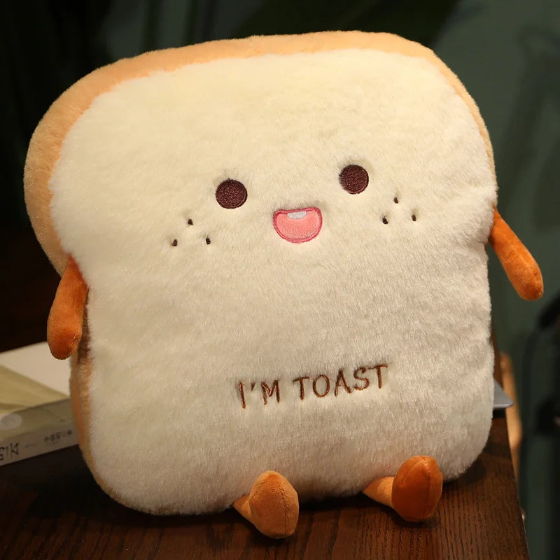 Plush Bread Pillow | 35cm Size | PP Cotton Filling