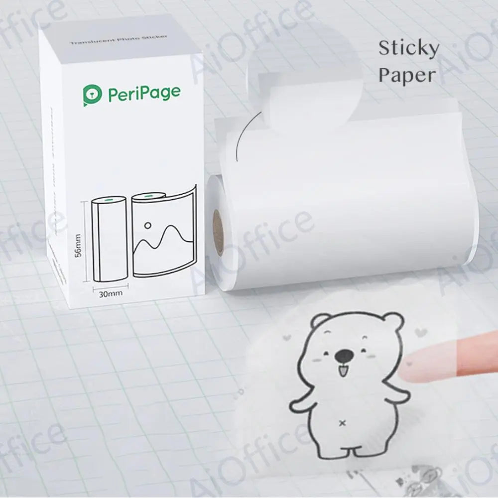 Translucent Sticky Paper Peripage Mini Printer Paper Sticker - ToylandEU