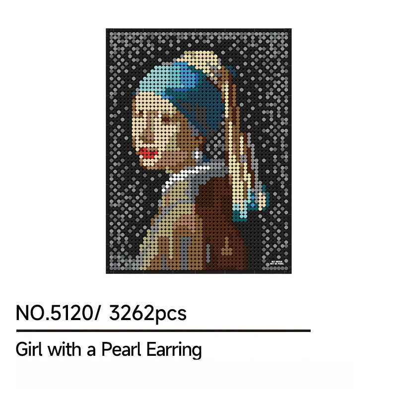 Building Blocks | Compatible With Lego | World Famous Painting Models | Art Home Decor