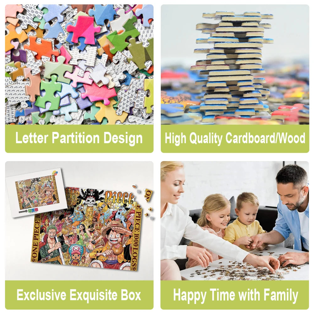 Jigsaw Puzzle | 1000 Pieces | Natural Wood | For Adults