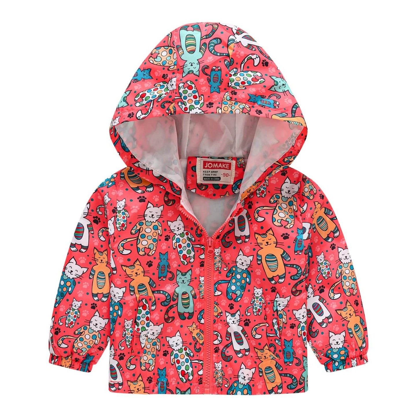Premium Kids Jacket Cartoon Dinosaur Print For Kids - ToylandEU