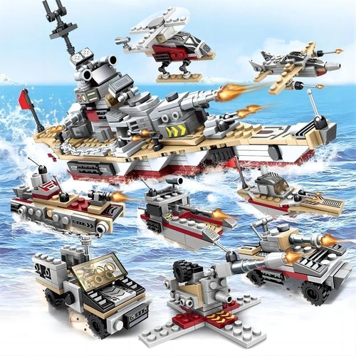 1068pcs STEM Building Set Toy - Construction Cruiser Ocean Ship Building AliExpress Toyland EU