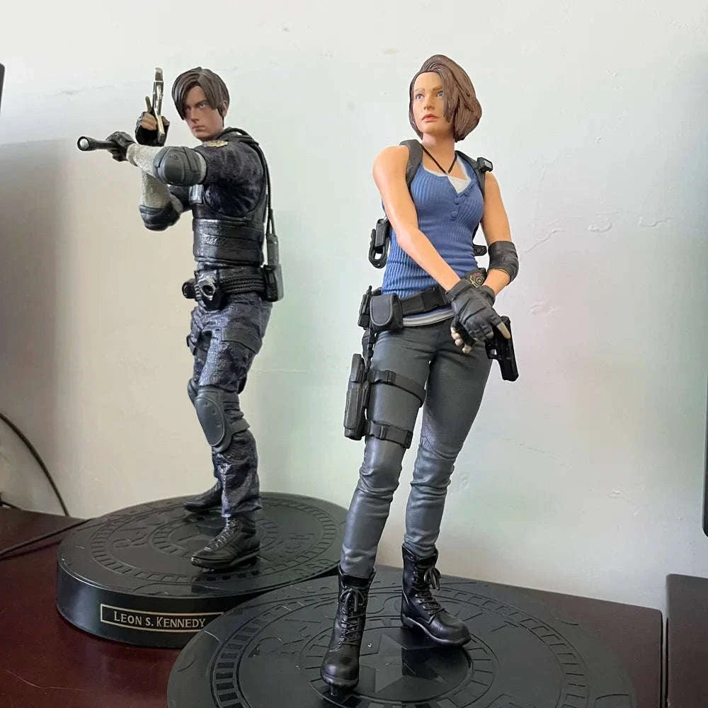 Ada Wong, Jill Valentine, Leon Scott Kennedy Figure, Resident Evil Anime Gaming Figurines 13 in