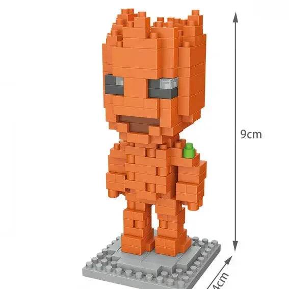 Hero Cartoon Micro Particle Building Blocks Children Assembly Toy Anime Action Figure Boy Girl Kid Gift Cute Toy Building Bricks - ToylandEU