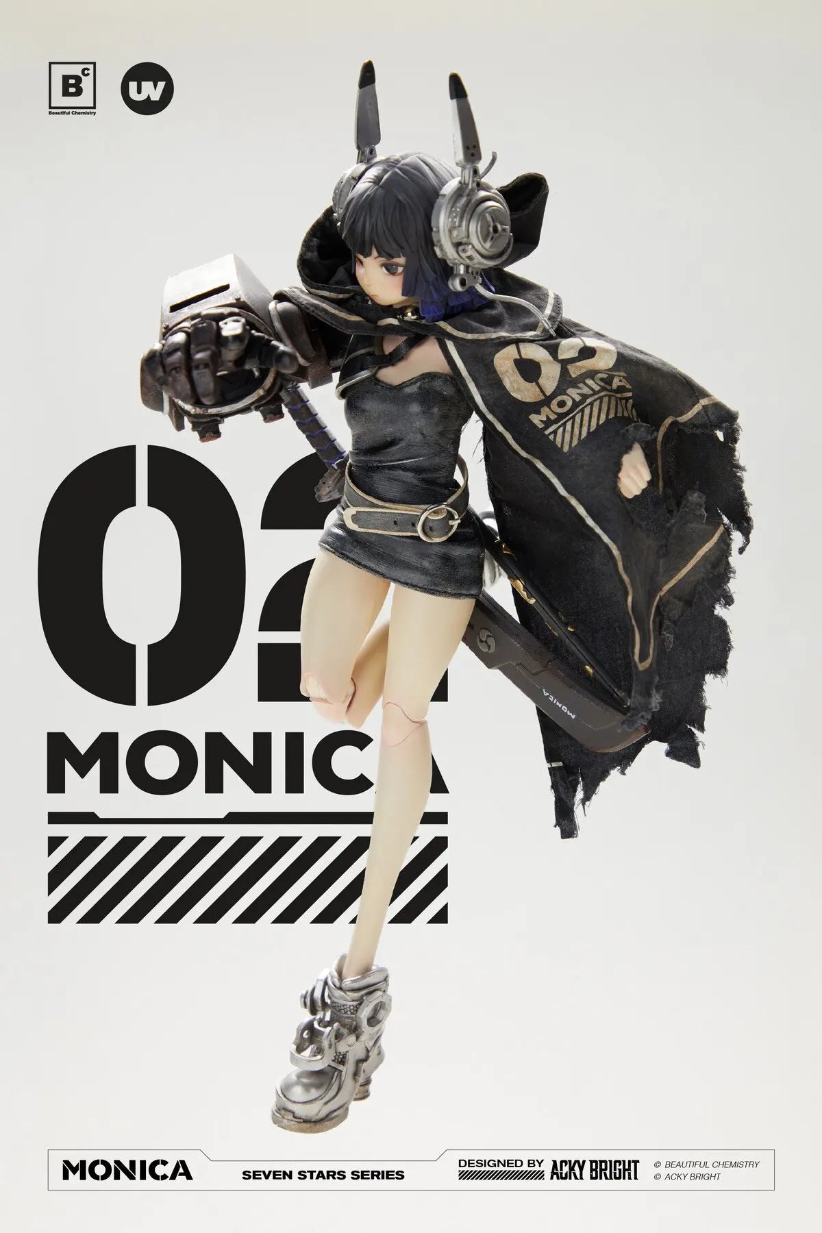 Action Figure | 1/6 Scale | Monica Female Soldier | 12 Inch