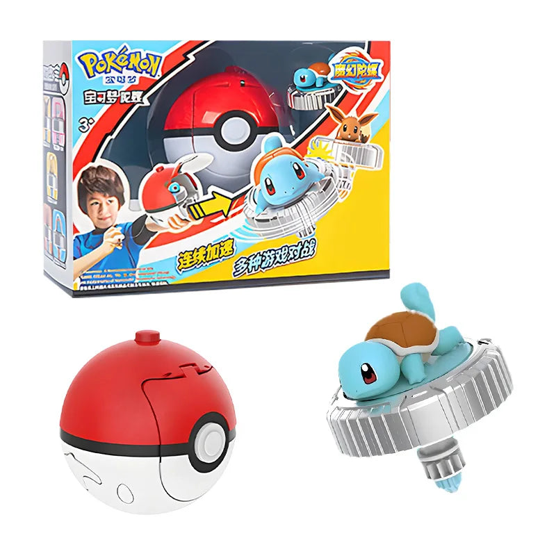 Pokemon Arena Set | Spinning Top Battle Game | Pokeball Box | Figures