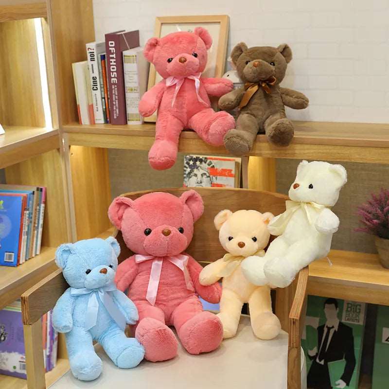 10 Colors 30cm Bow Bear Plush Toys Stuffed Teddy Bear Soft Bear - ToylandEU