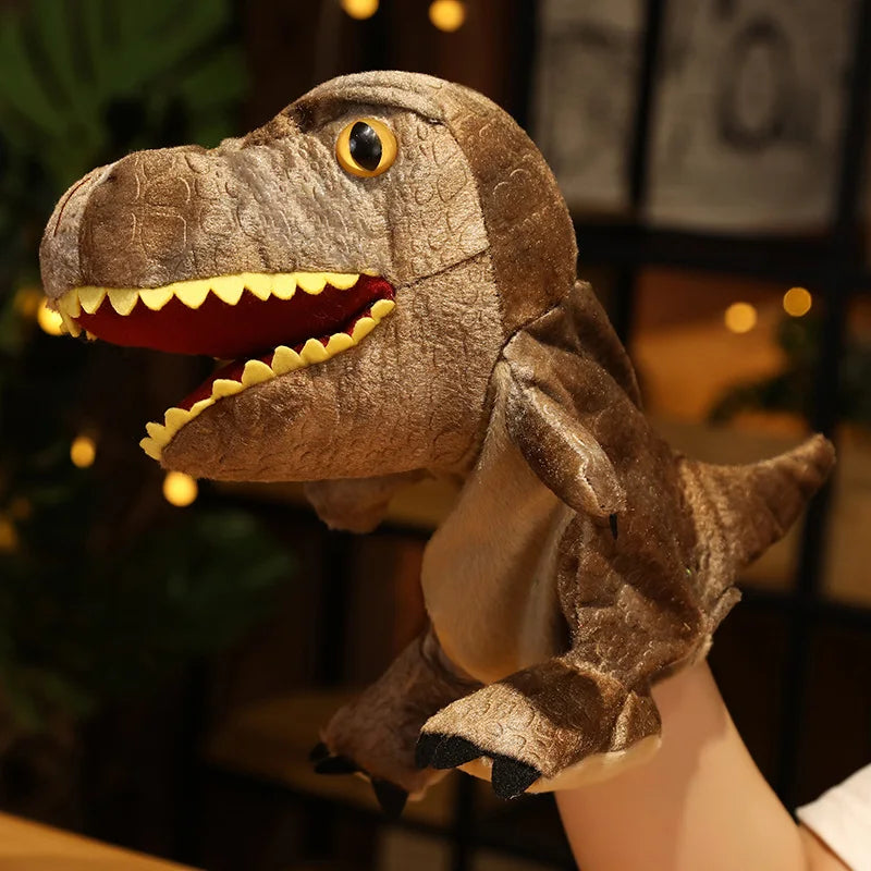 Dinosaur Hand Puppet Plush for Kids and Performances