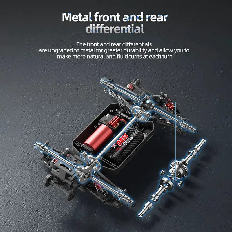 S911PRO 1:16 4WD RC Car Brushless High Speed Offroad Monster - ToylandEU