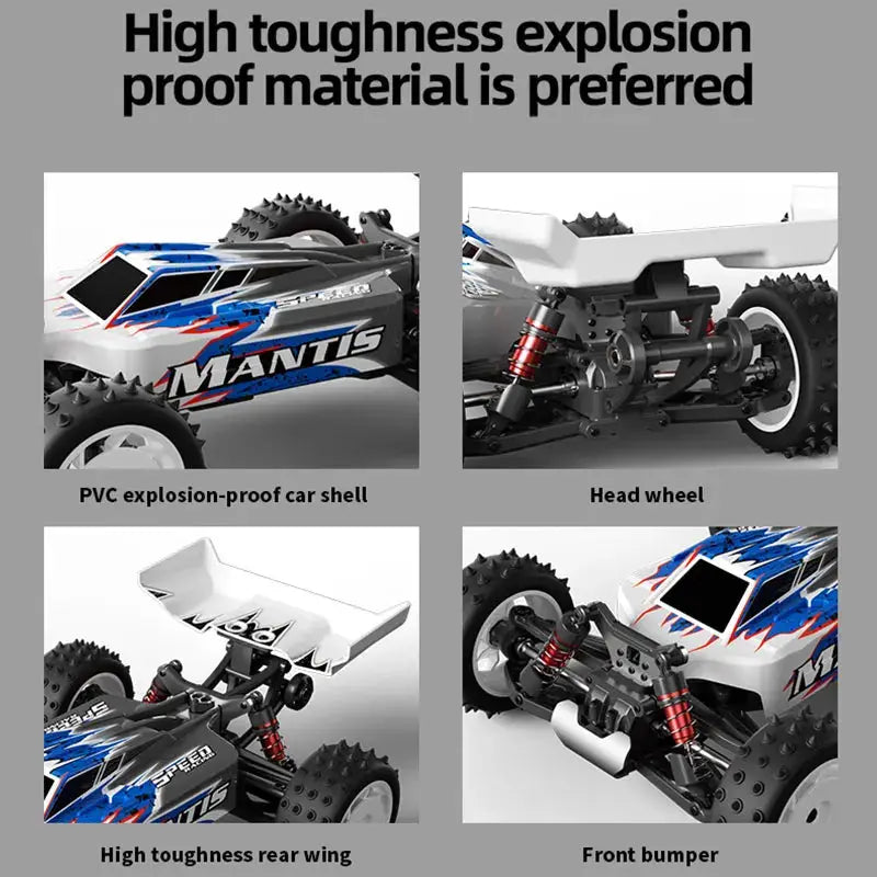 S911PRO 1:16 4WD RC Car Brushless High Speed Offroad Monster - ToylandEU