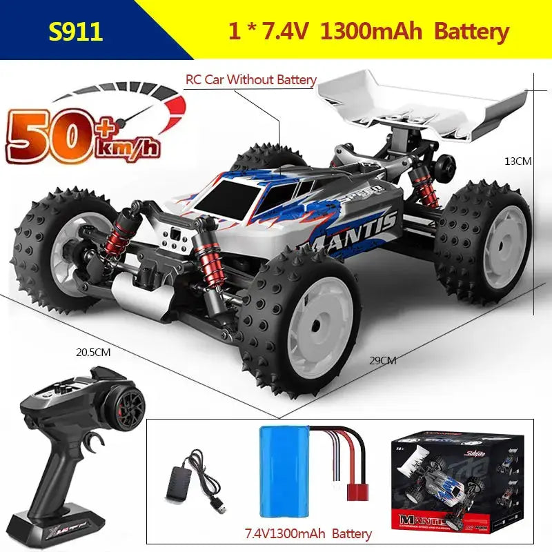 S911PRO 1:16 4WD RC Car Brushless High Speed Offroad Monster - ToylandEU