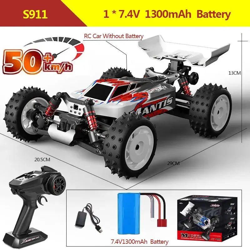 S911PRO 1:16 4WD RC Car Brushless High Speed Offroad Monster - ToylandEU