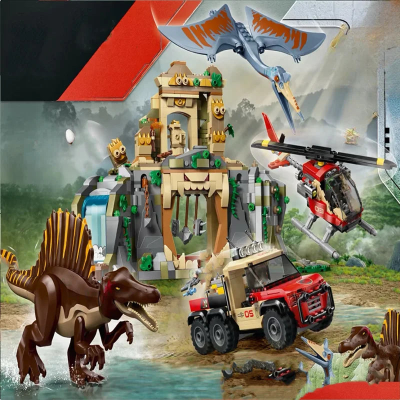 Dinosaur Building Blocks Air Mission Compatible Set 76976