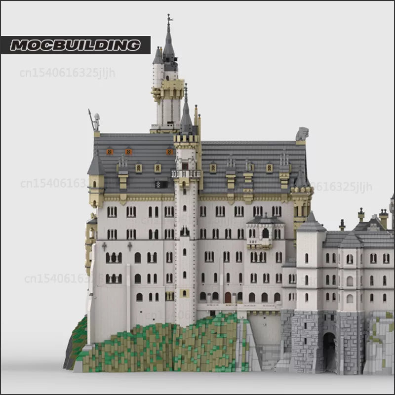 Medieval Castle Architecture Building Blocks Kit with Modular Design - ToylandEU