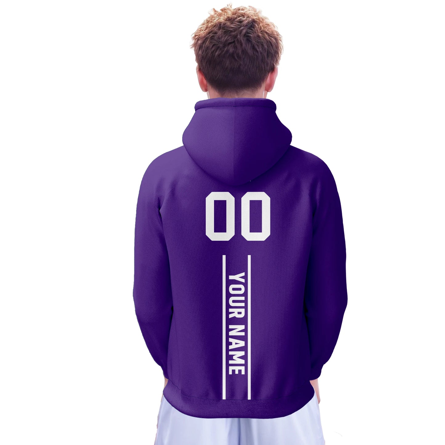 Personalized Minnesota 3D Printed American Football Hoodie - Custom Name and Number Sweatshirt for Men, Women, and Youth Fans