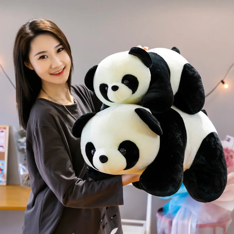 Adorable Giant Panda Stuffed Toy and Pillow - A Perfect Snuggle Buddy for Kids and Adults - ToylandEU