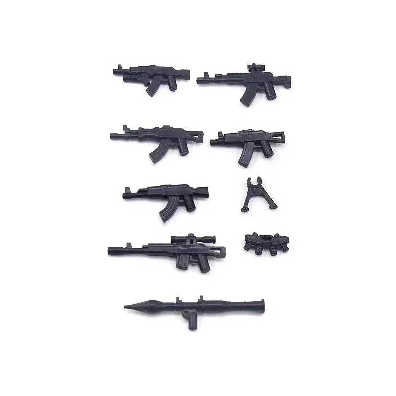 Lego Compatible Military Building Blocks Set With Weapons - ToylandEU