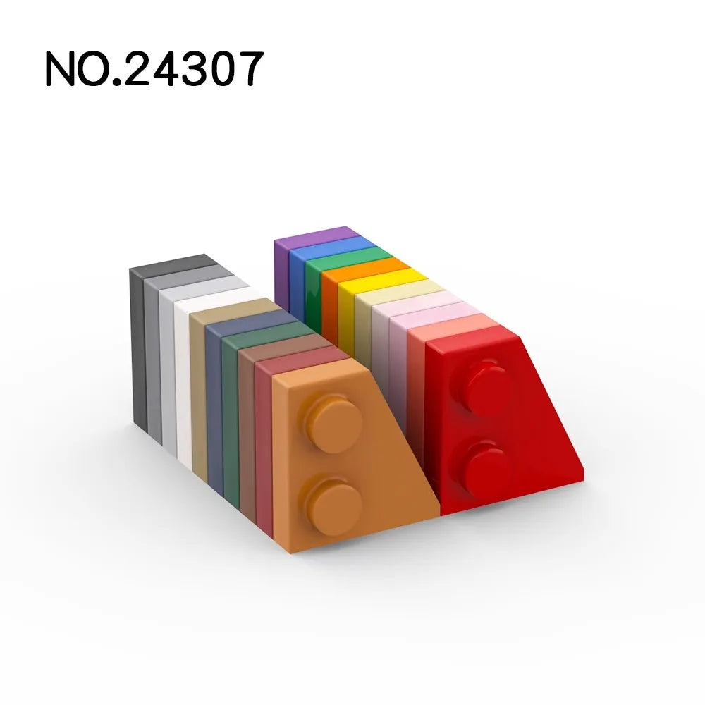 Building Block Plates | Plate 2X2 Wedge | Universal Bricks | Kids And Adults