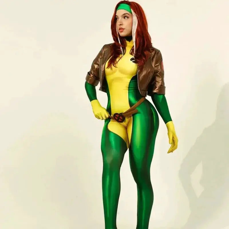 Rogue Cosplay Anna Marie Cosplay 3D Printing Adult Kids Zentai suit Halloween Party Women Girls costume - ToylandEU