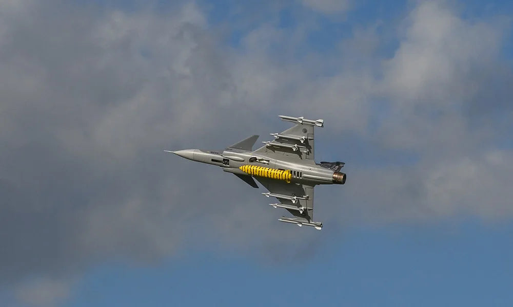 RC RC JAS-39 Gripen Remote Control Plane - 6CH Military Aircraft with NATO, Czech Republic, Swedish, and Hungarian Air Force Designs