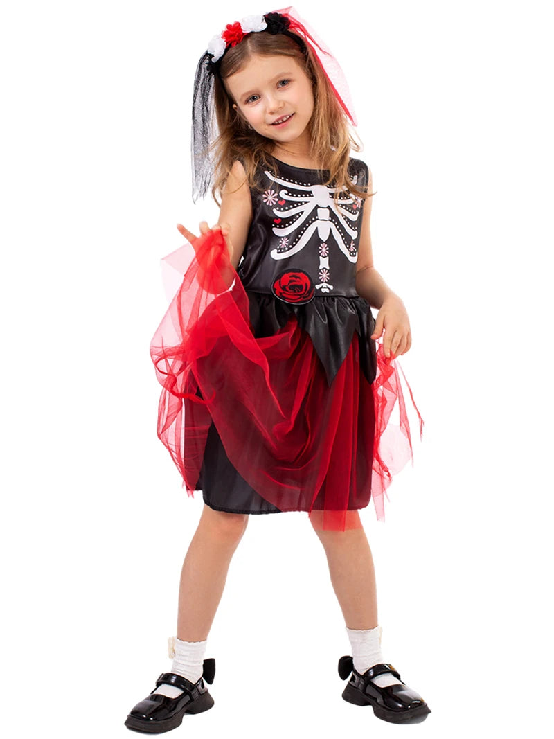 Enchanting Day of the Dead Fairy Costume - Halloween & Cosplay Delight