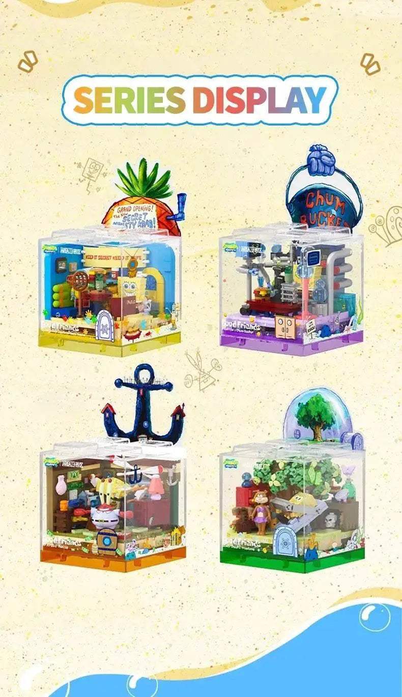 Spongebob Building Blocks Pineapple House Model Kids Gift - ToylandEU