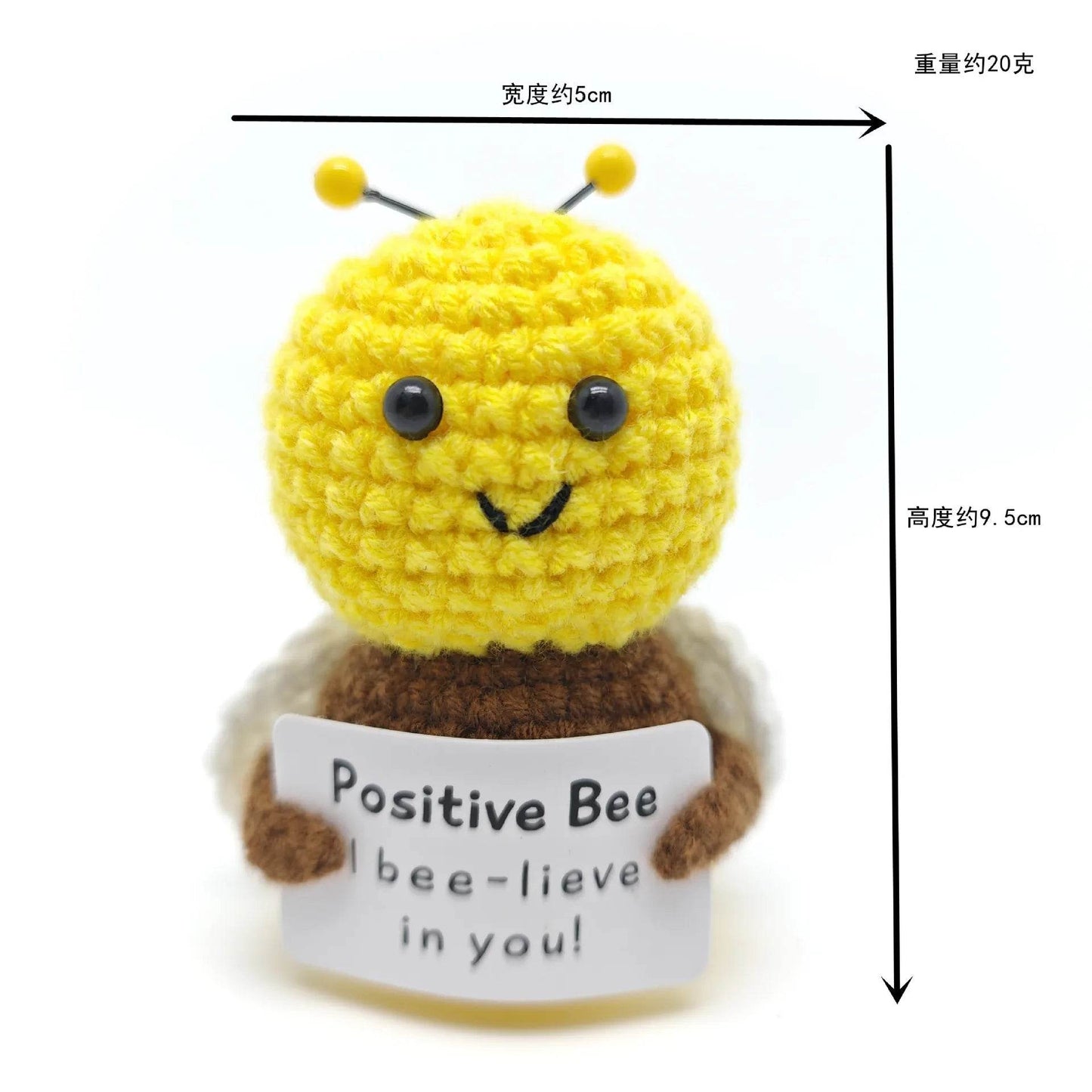 Funny Positive Crochet Dolls Emotional Support Gift for Mom Friend Home Party Office Desk Decoration - ToylandEU