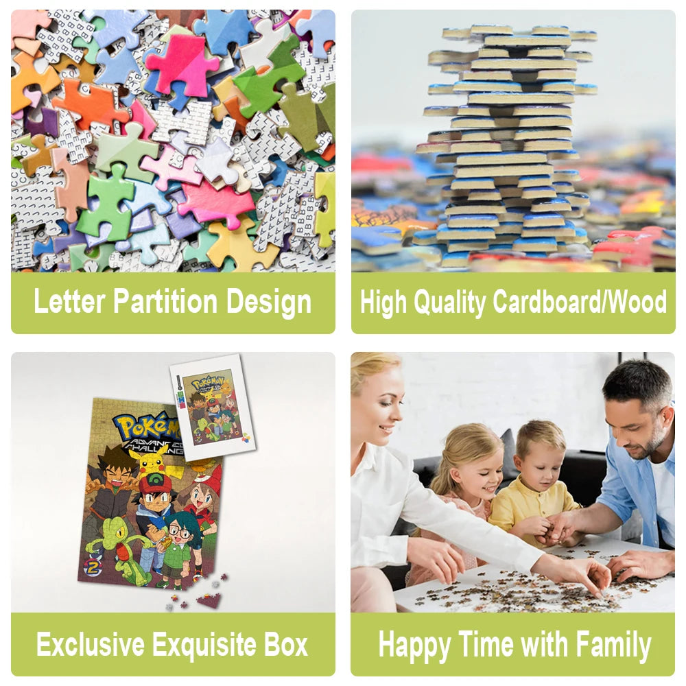 Pokemon Jigsaw Puzzle | 1000 Pieces | Pikachu Theme | Family Fun Game