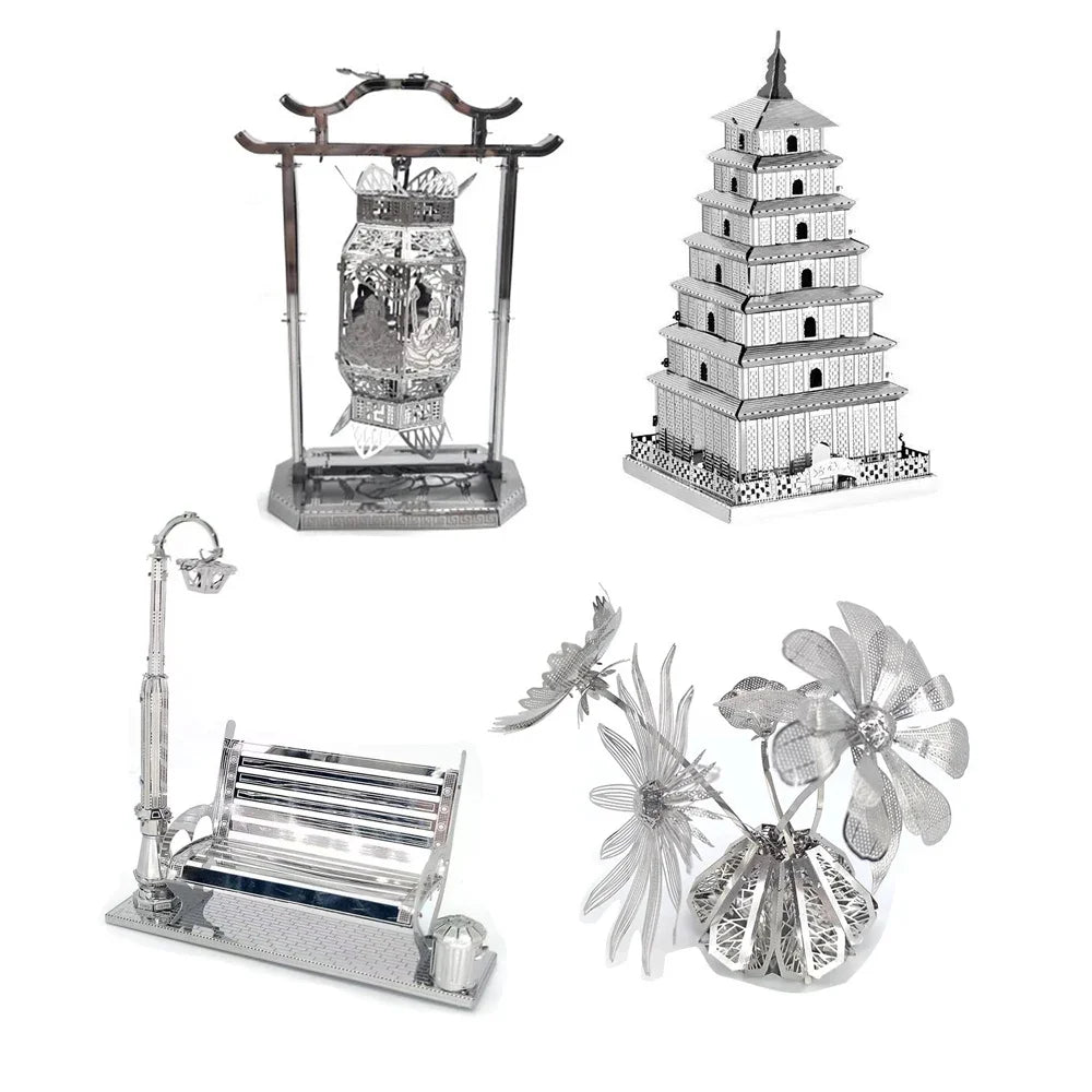 3D Metal Puzzle | Yue Yang Tower | Suzhou Lantern | Adult Gift