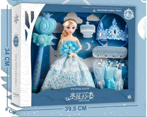 Cute Disney Frozen Princess Elsa and Anna Anime Figure Toy with Two-Year Warranty