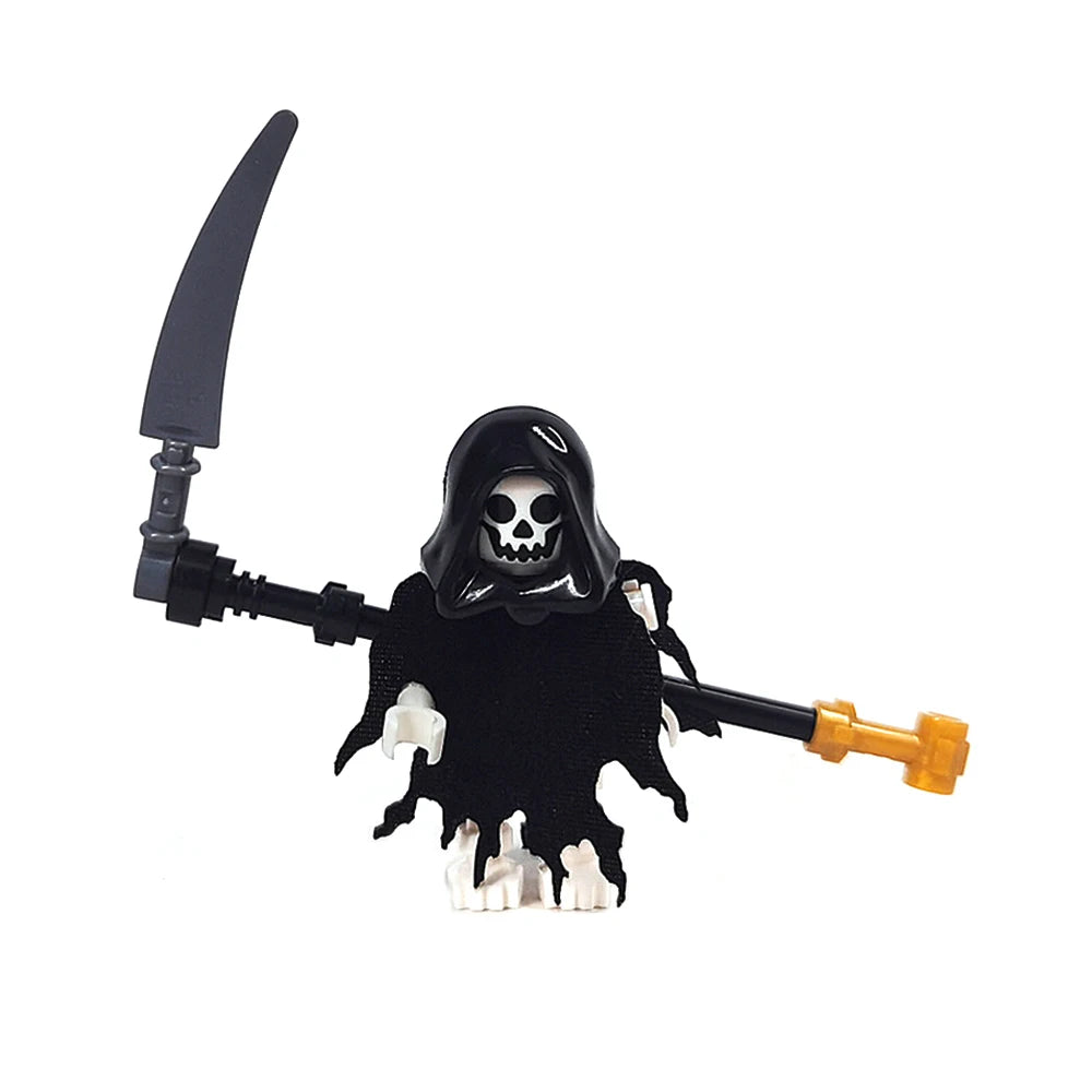 Building Block Mini Figures | Lego Compatible Pieces | Skeletal Holiday Set