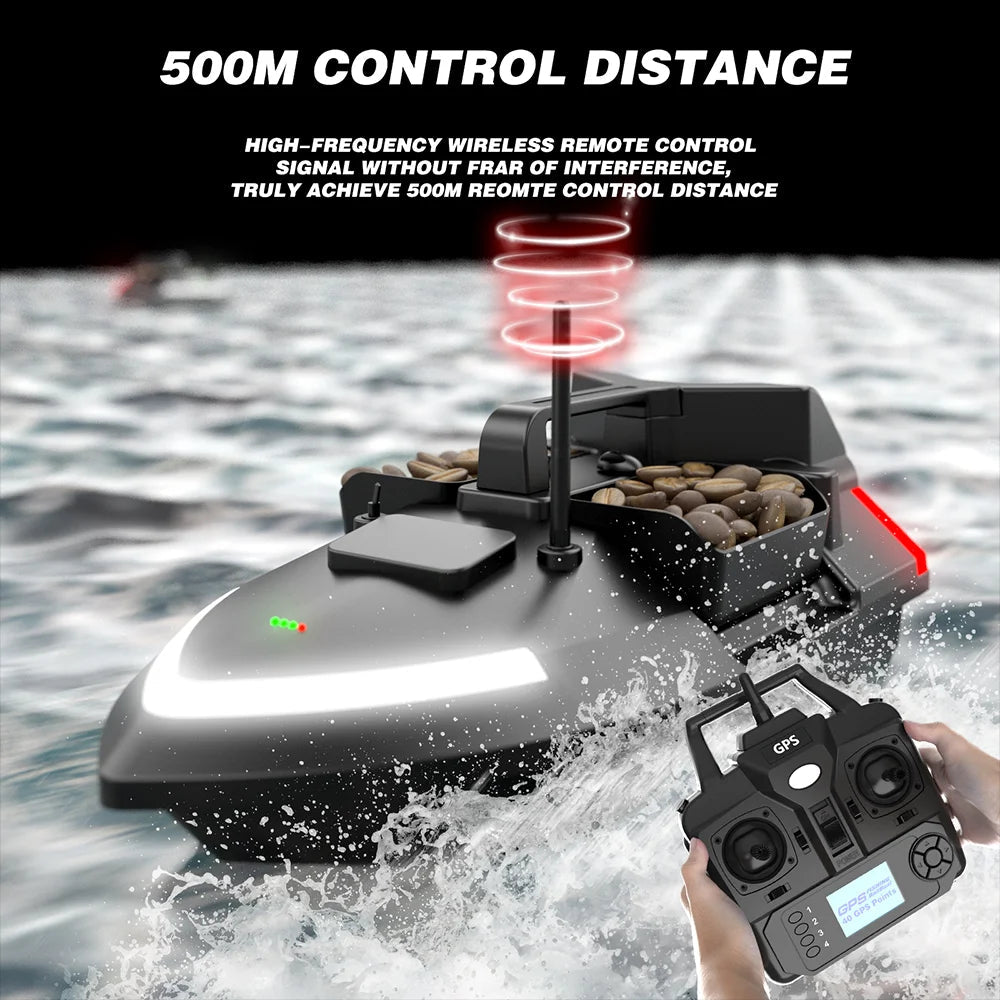 Flytec RC Bait Nest Boat GPS 500 Meters Speedship Smart 40 Points - ToylandEU