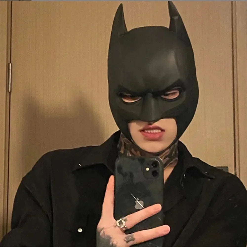 Cosplay Mask | Latex Material | Anime Bat Mask | One Size