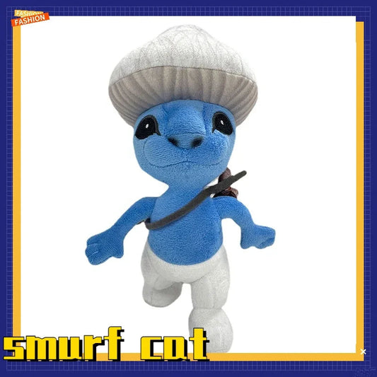 25cm Smurfed Cat Plush Toy Anime Game Smurfs Cats We Live We Love We - ToylandEU