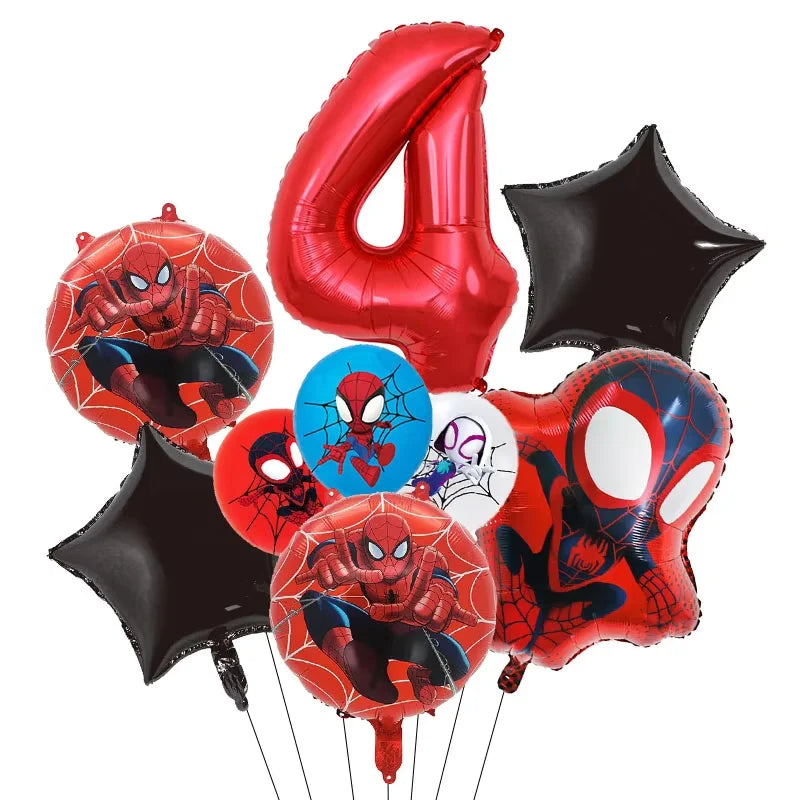 Party Decor Kit | Spidey Theme | Birthday | Plates Cups Tablecloth Banner