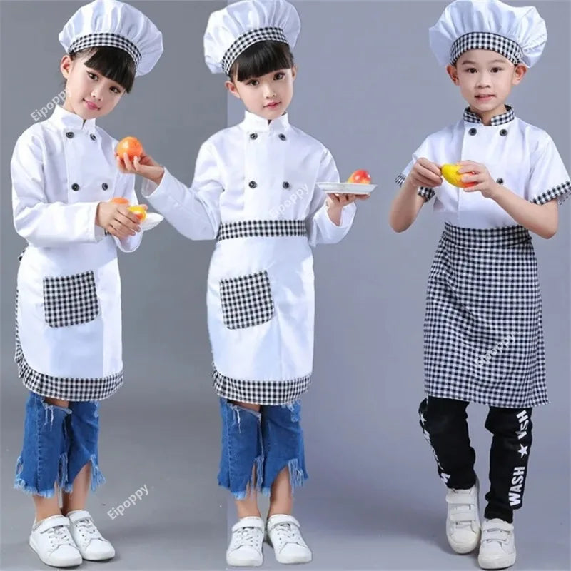 Kids Chef Costume Set with Hat - Fun Role Play Costume for Halloween