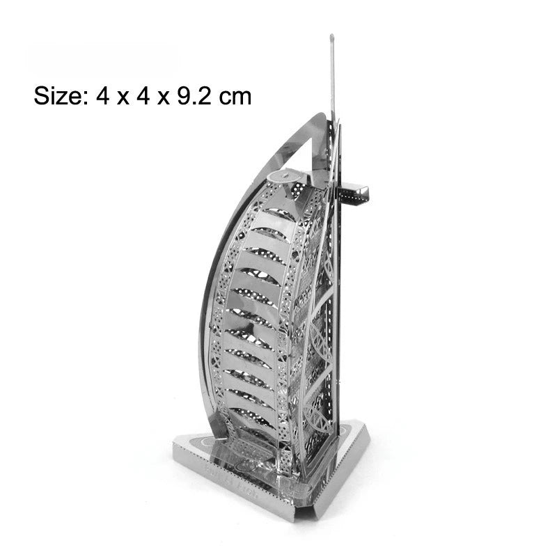 3D Metal Puzzle Tengwang Pavilion | DIY Assembly Model | Chinese Architecture