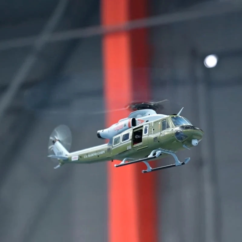 RC Helicopter | 1:35 Scale UH-1Y Army GPS | Dual Brushless Motors | GOOSKY E2 Scale Model