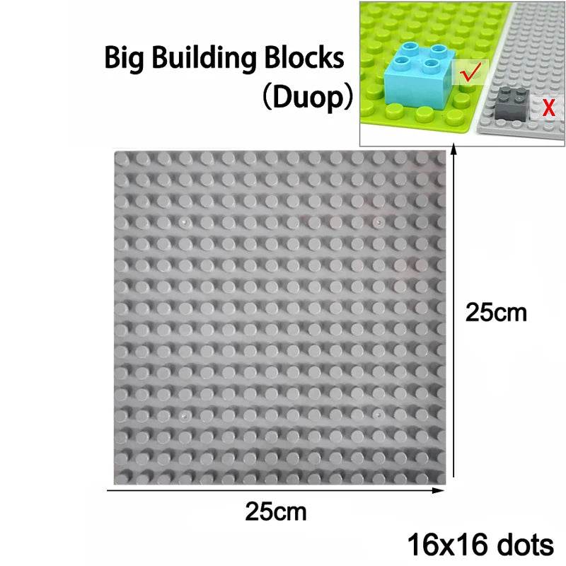 Classic Baseplate 32x32 16x32 16x16 Dots Building Blocks - ToylandEU