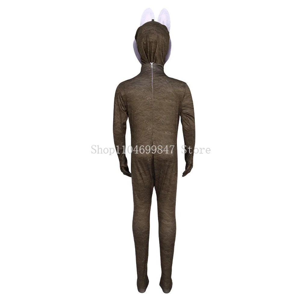 Zimomo Cosplay Suit | Soft Polyester Fabric | Hood With Gloves | Youth Unisex