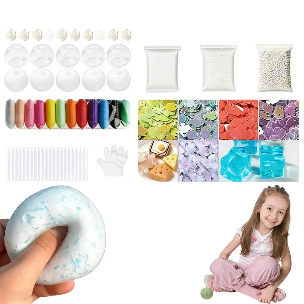 Stress Ball Making Kit | Textured Ball Design | Fidget Toy Relief | R4z6