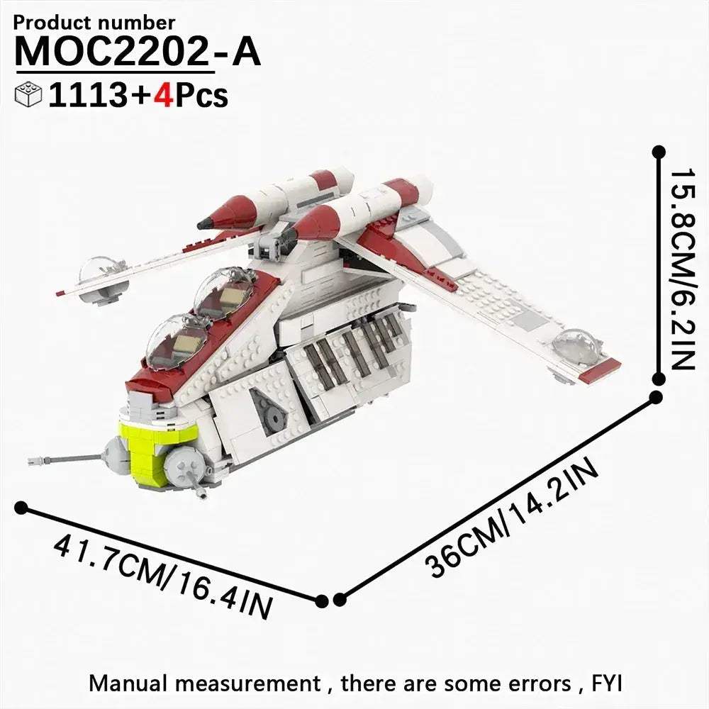 Space Wars Fighter Building Blocks Set For Realistic Dioramas - ToylandEU