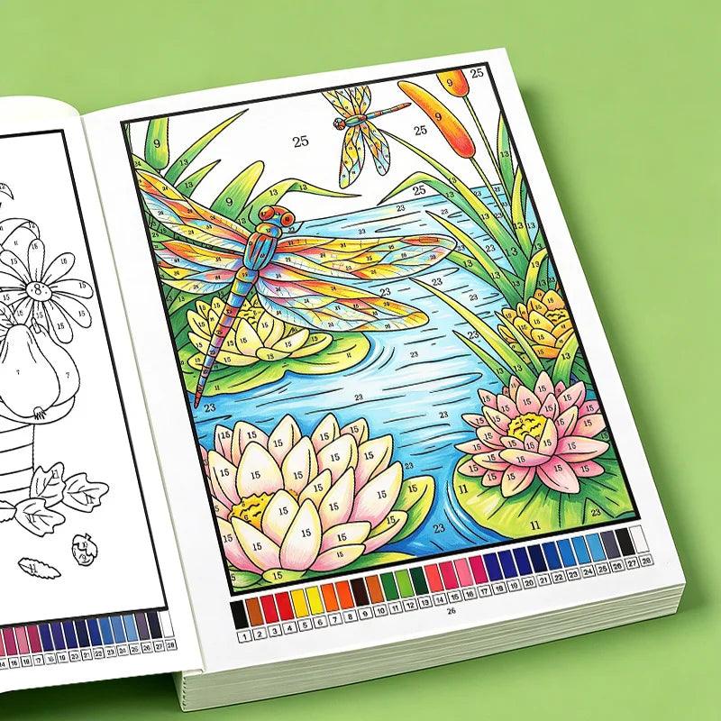 Color By Number Book | 32 Pages | Toylandeu™