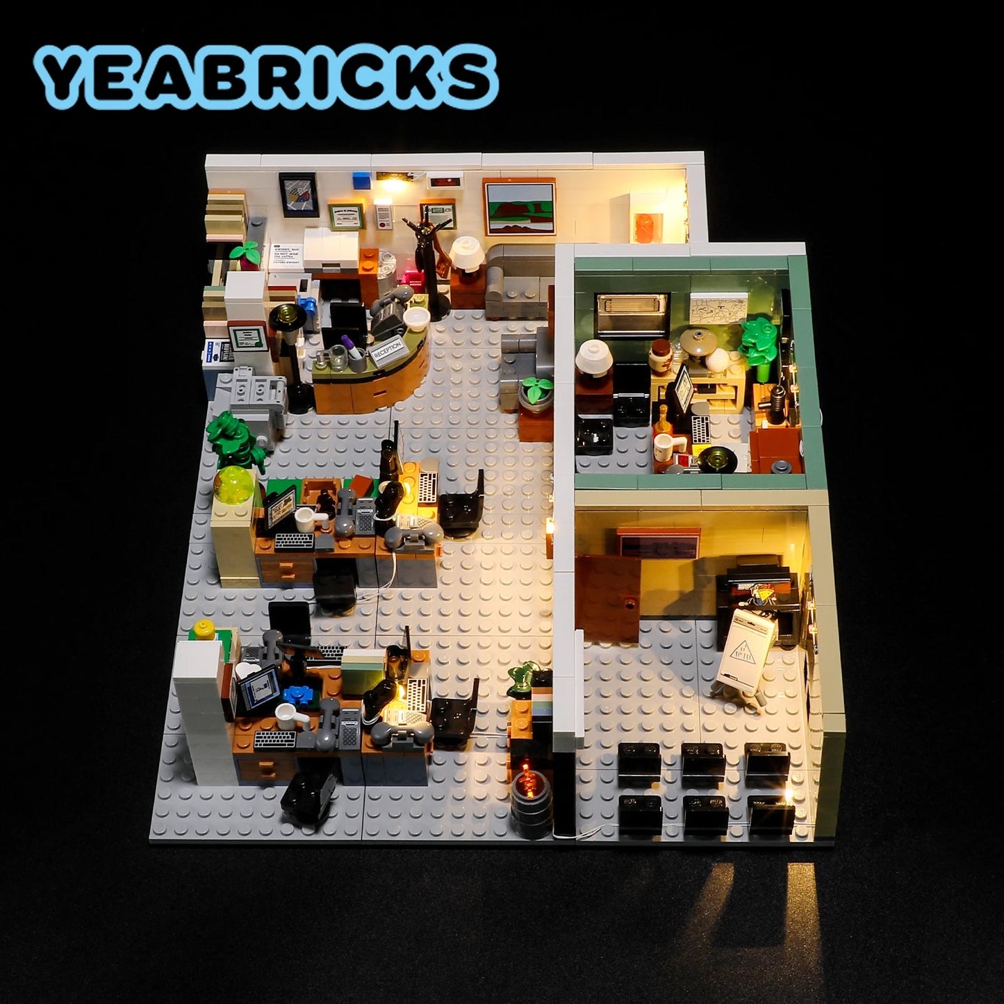 YEABRICKS LED Light Kit for The Office Building Blocks Set - Enhance Your Building Experience With Illumination! - ToylandEU