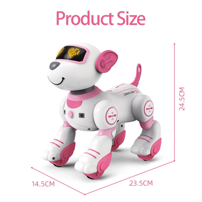 RC Robot Dog With Voice Remote Control Dancing Singing Toy